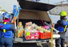 Protección Civil lleva a cabo operativo contra pirotecnia en el Mercado de Abastos