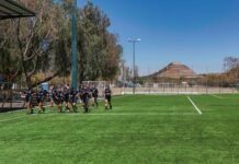 Inauguran rehabilitación de cancha de fútbol 11 en El Pueblito